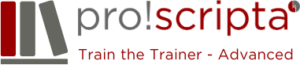 Logo pro!scripta Train the Trainer